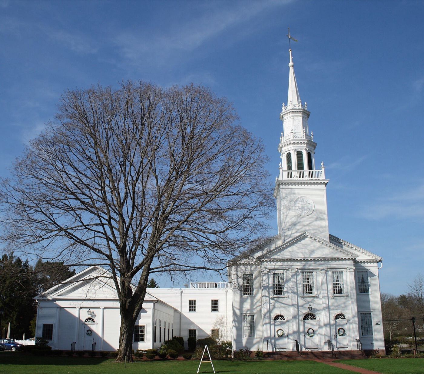 The Avon Congregational Church on Route 44 in Avon center.