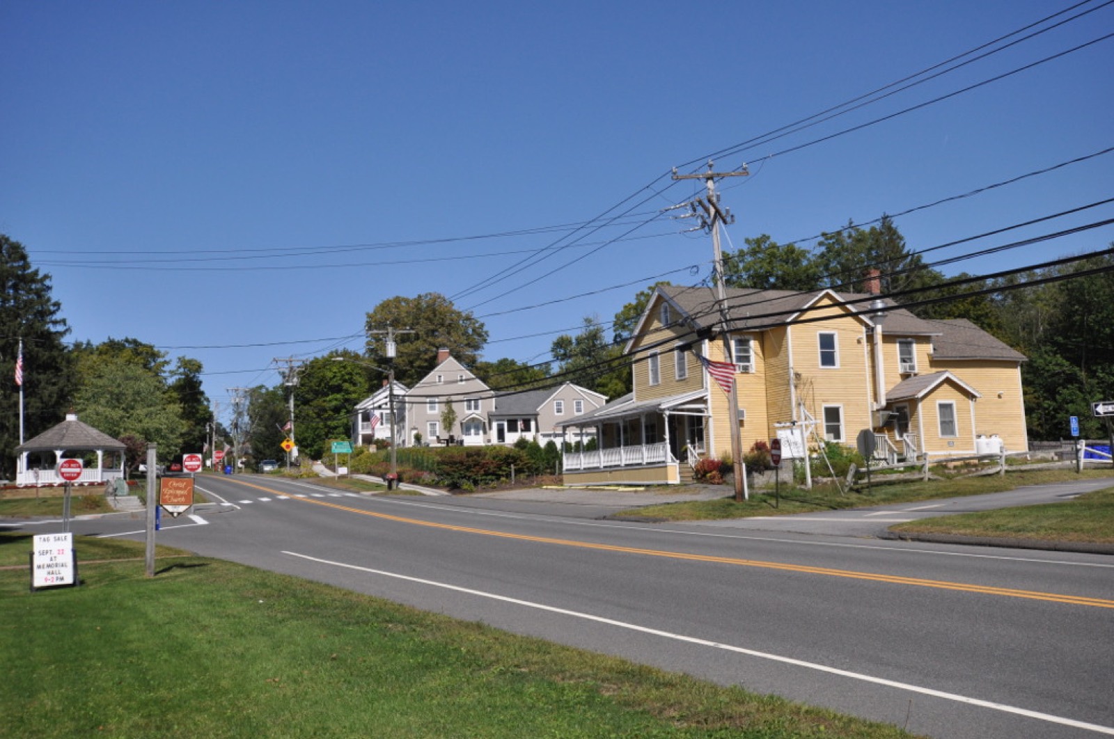 The Bethlehem Green historic district in Bethlehem, Connecticut