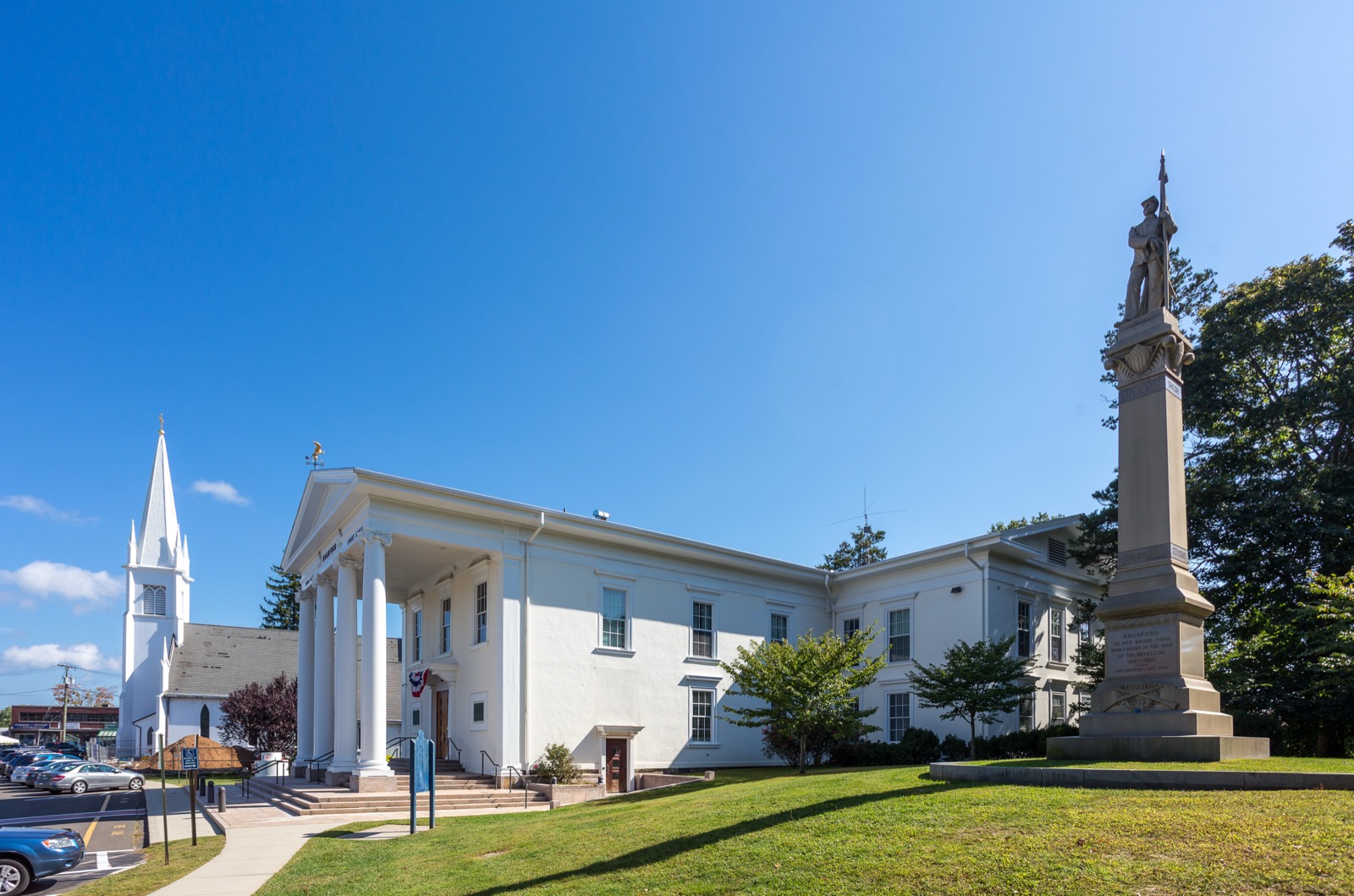 The Branford Town Green in Branford, Connecticut