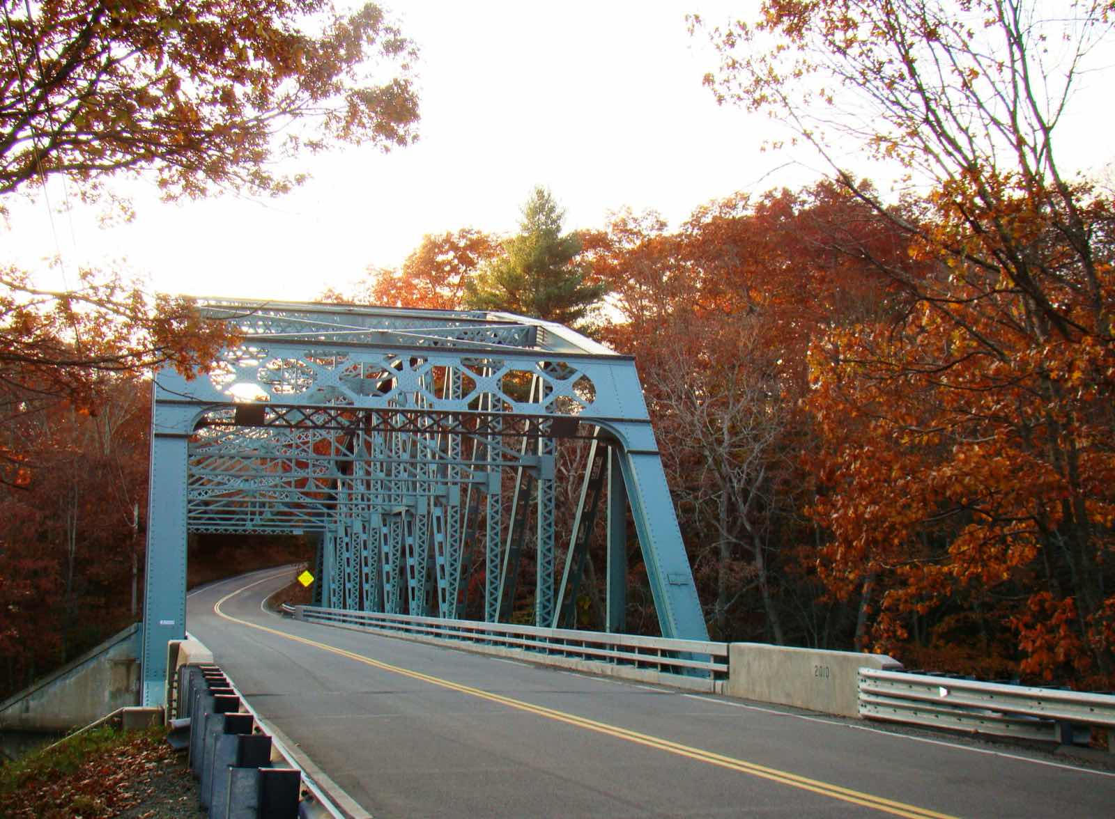 Butts Bridge crossing the Quinebaug River in Canterbury, Connecticut
