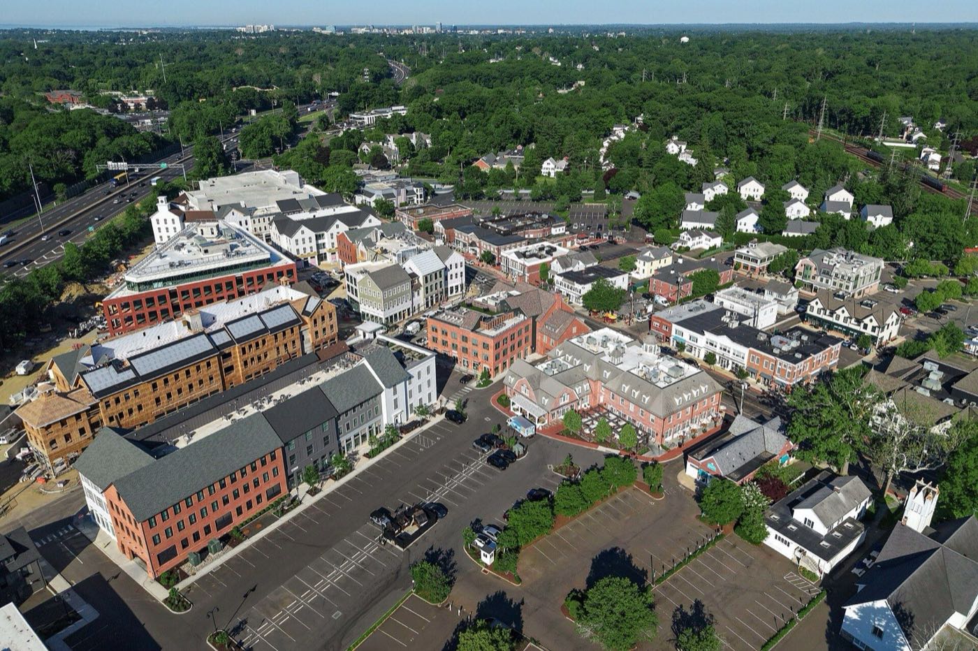 A view of Darien, Connecticut
