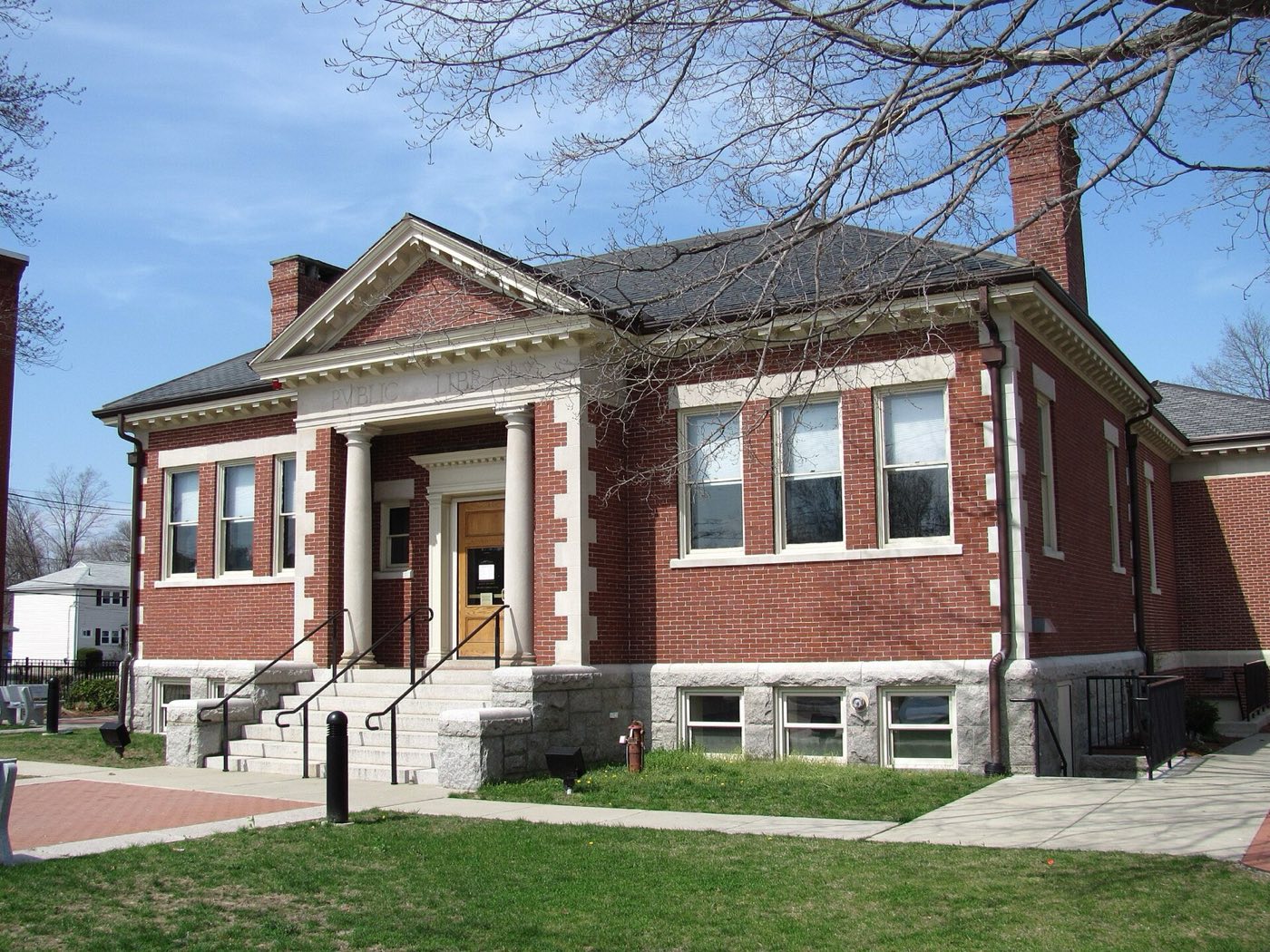 The Ashland Public Library in Ashland, Massachusetts.