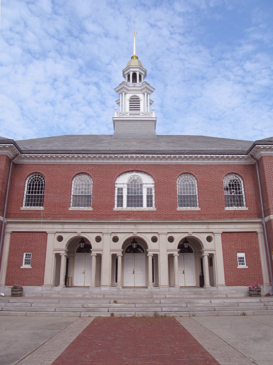 A street scene in Billerica, Massachusetts.