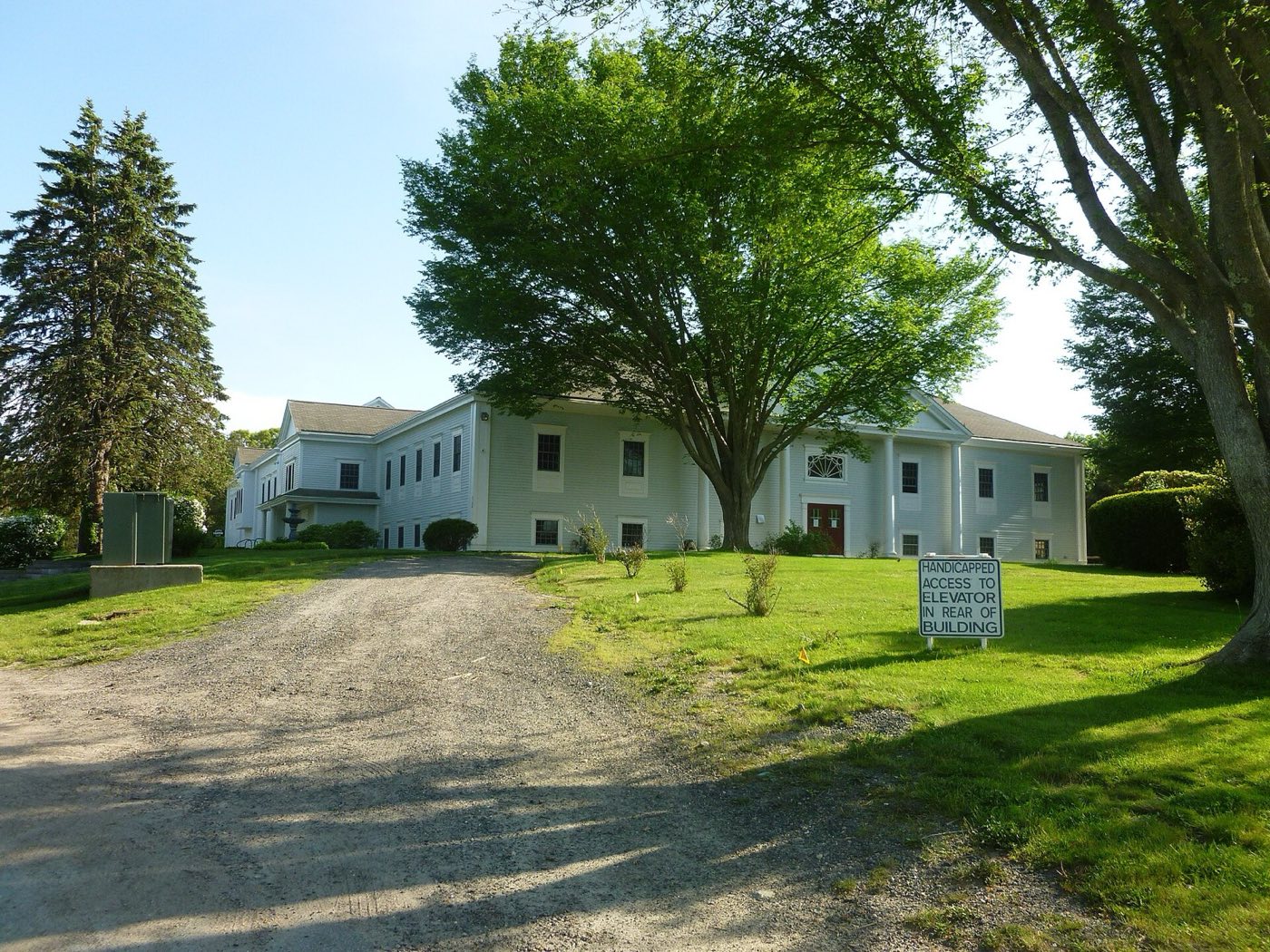 Brewster Town Offices, the town hall building on Main Street.