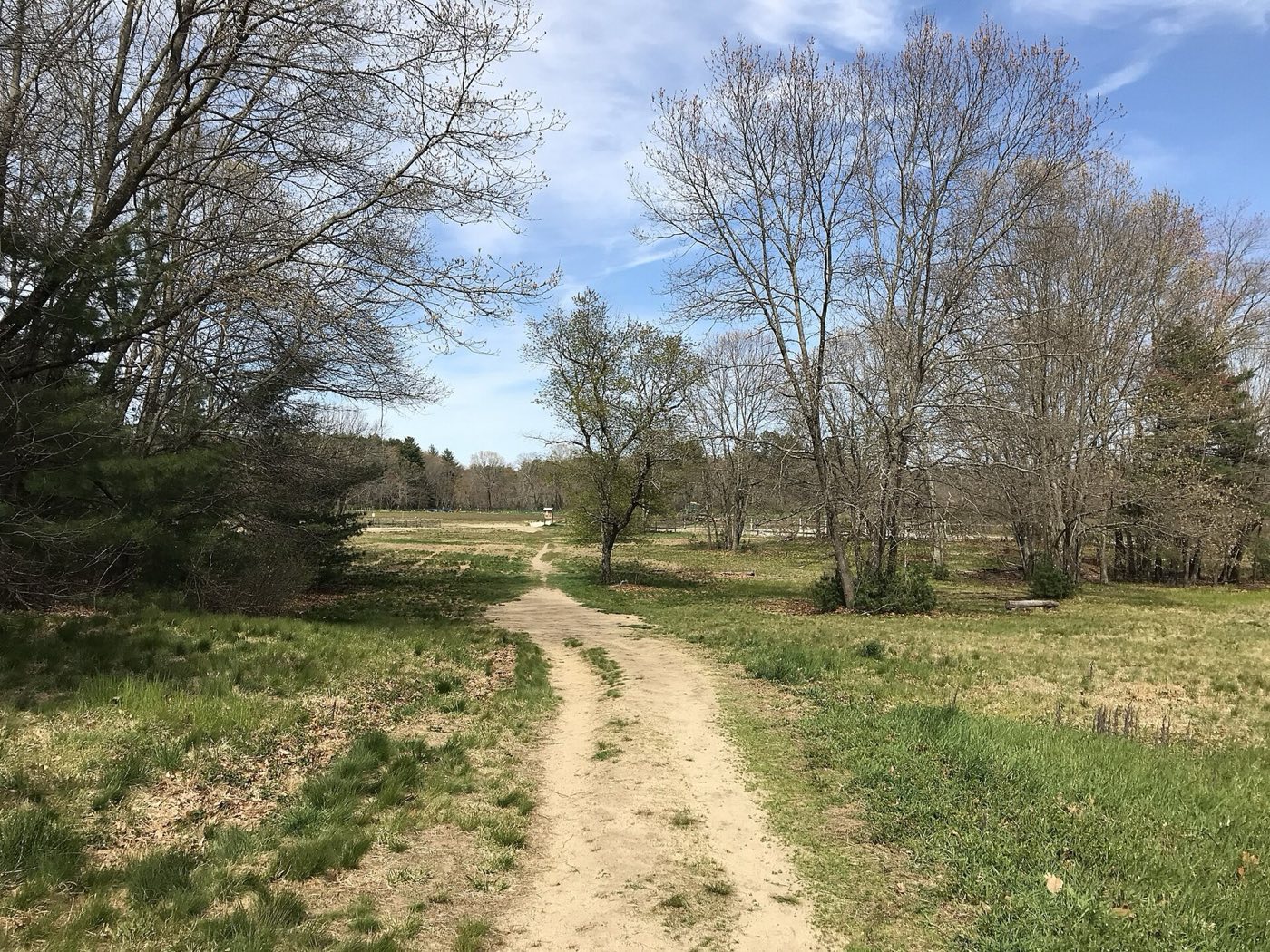 Foss Farm conservation land in Carlisle, Massachusetts.