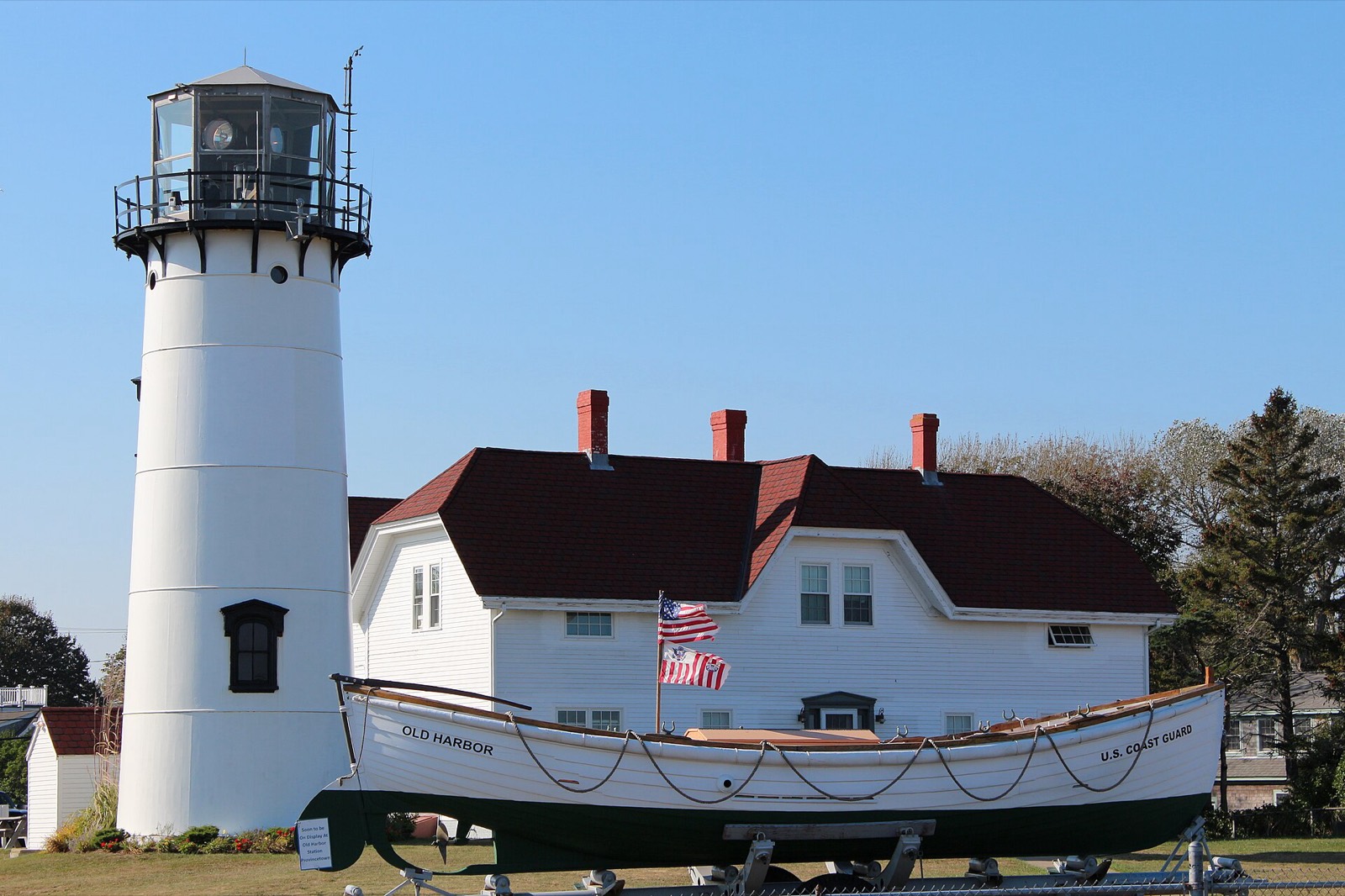 Chatham Light, the lighthouse on Main Street overlooking the harbor.