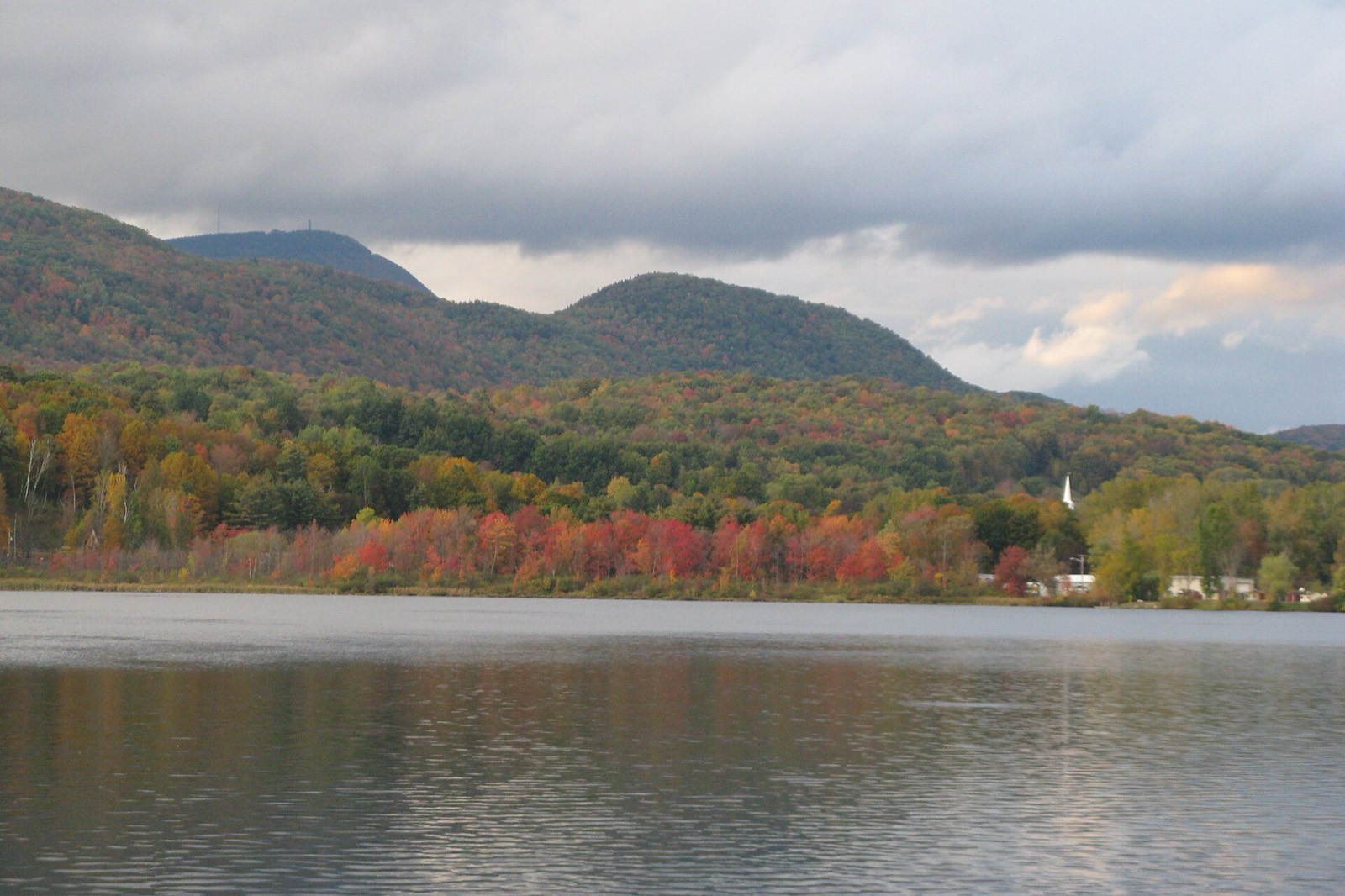 Cheshire Reservoir in Cheshire, Massachusetts.