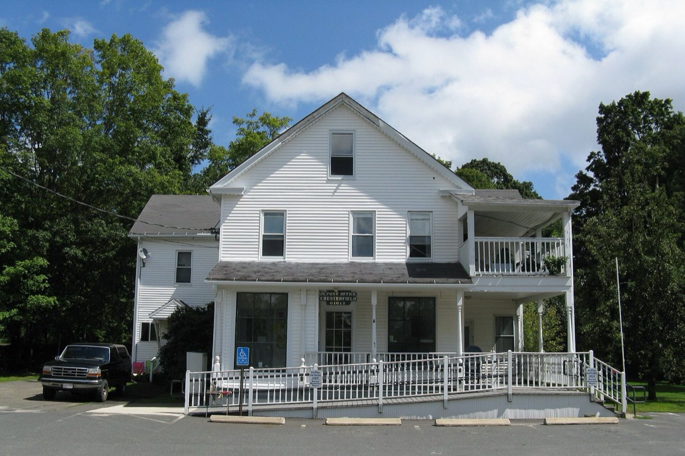 The Chesterfield, Massachusetts post office.