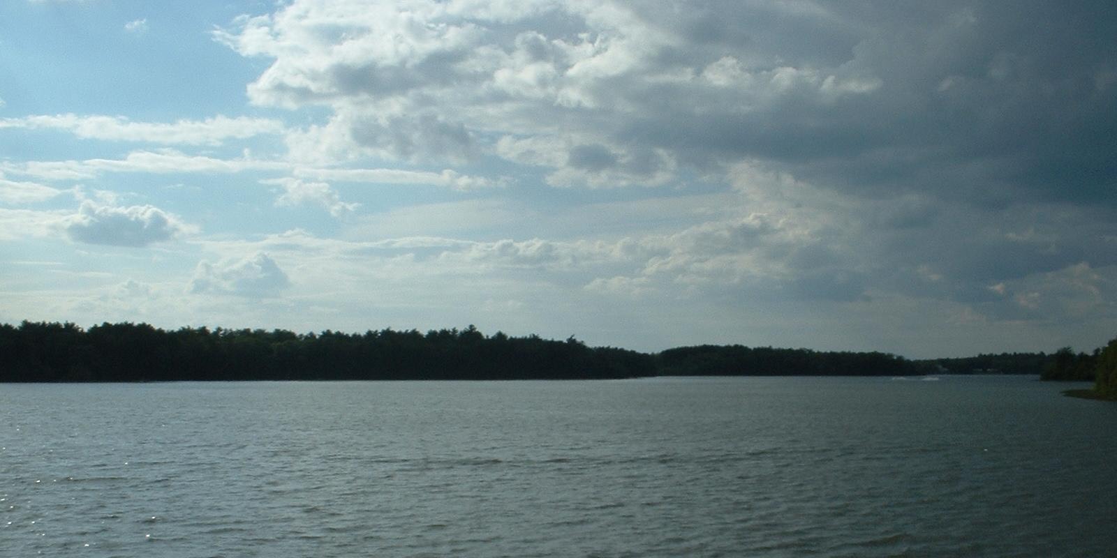 West Monponsett Pond in Halifax, Massachusetts.