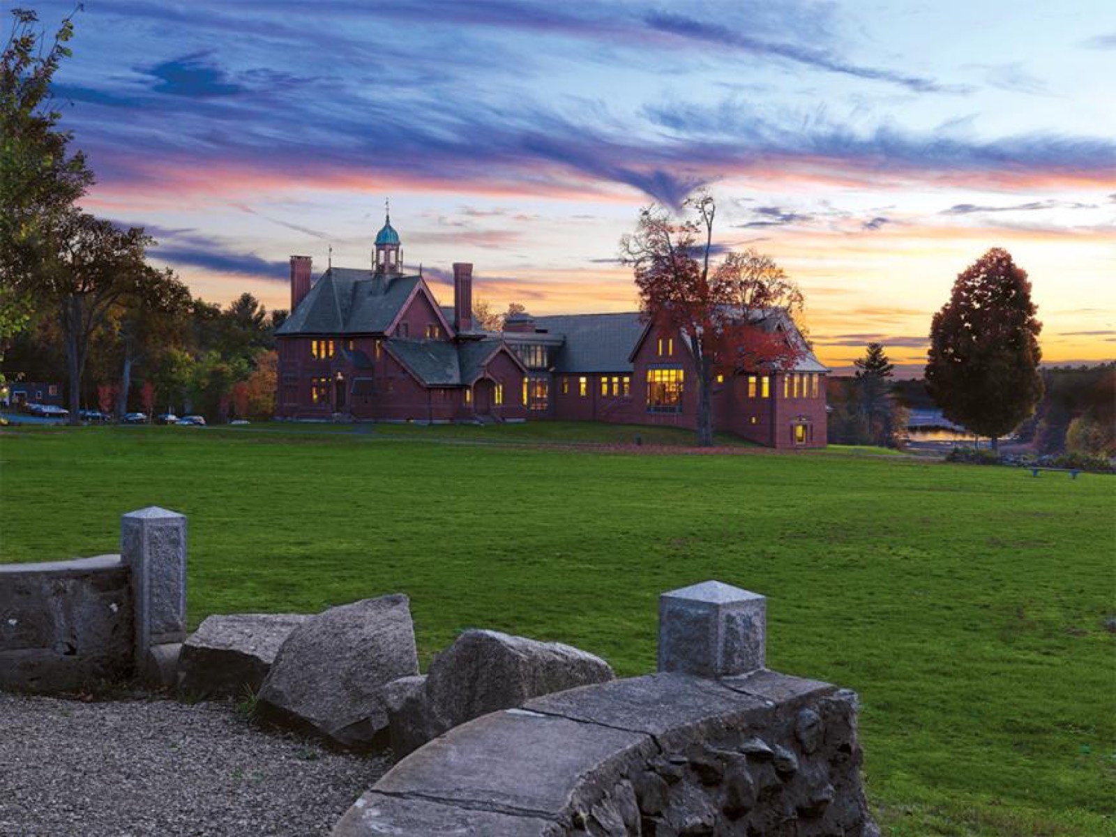 Harvard Public Library in Harvard, Massachusetts.