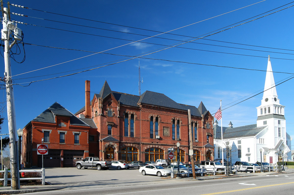 Holbrook town center, Massachusetts.