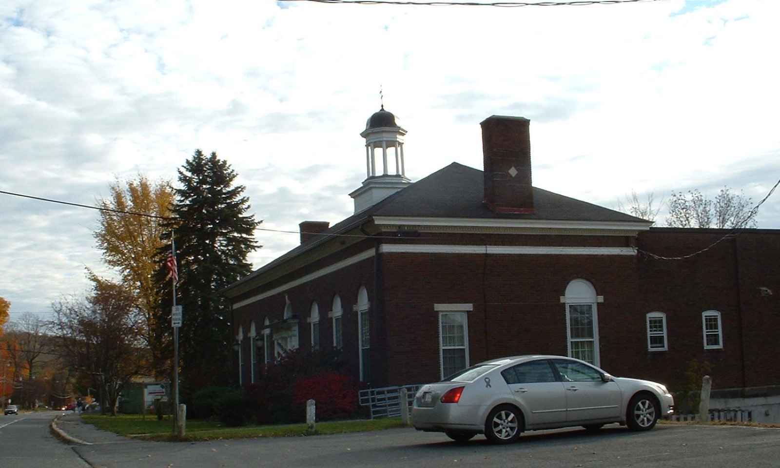 Lanesborough Town Hall in Lanesborough, Massachusetts.