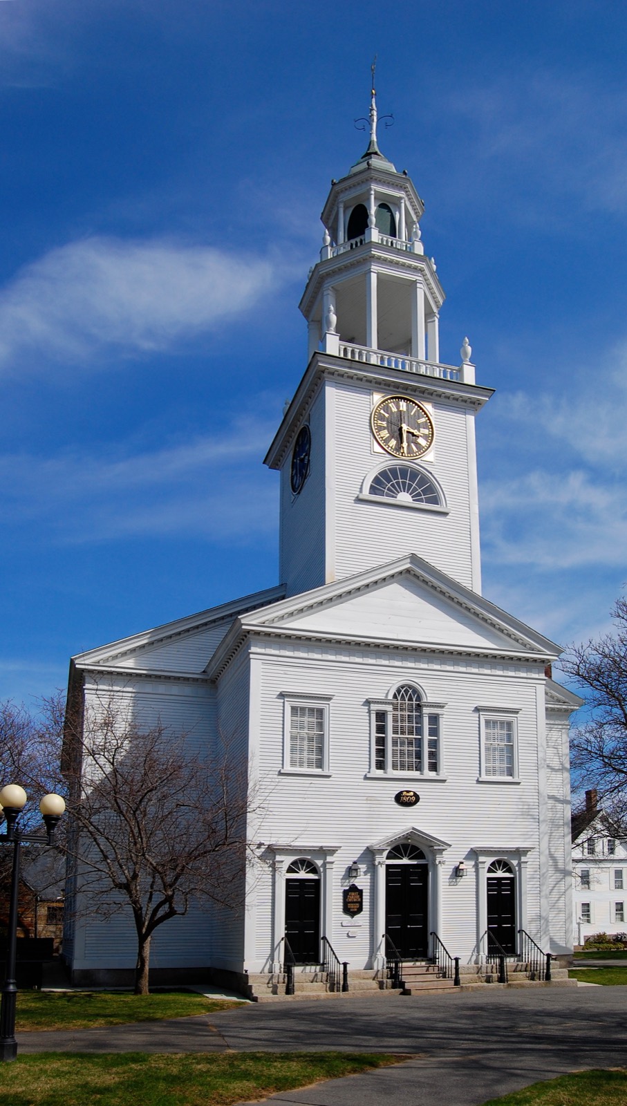 First Parish Church in Manchester-by-the-Sea.