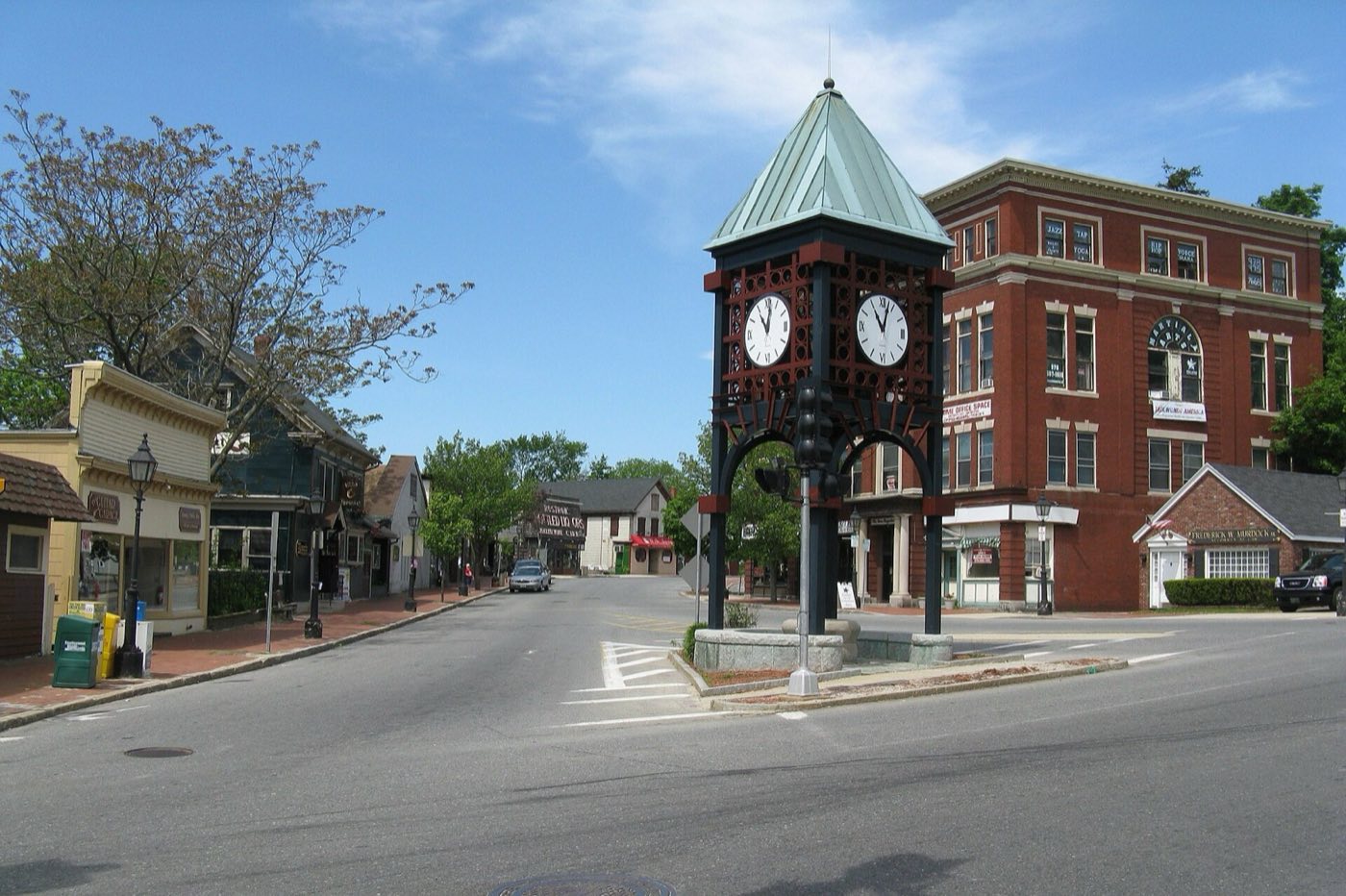 Gaunt Square, a commercial square in Methuen, Massachusetts.
