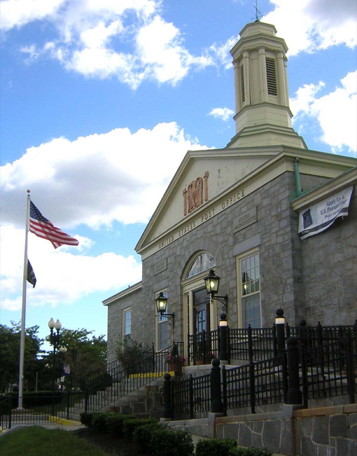 The Main Post Office in Milton, Massachusetts.