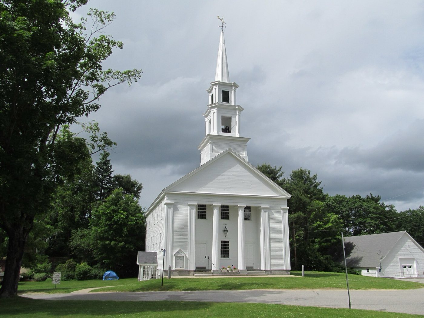 The Congregational Church on The Common in Phillipston, Massachusetts.