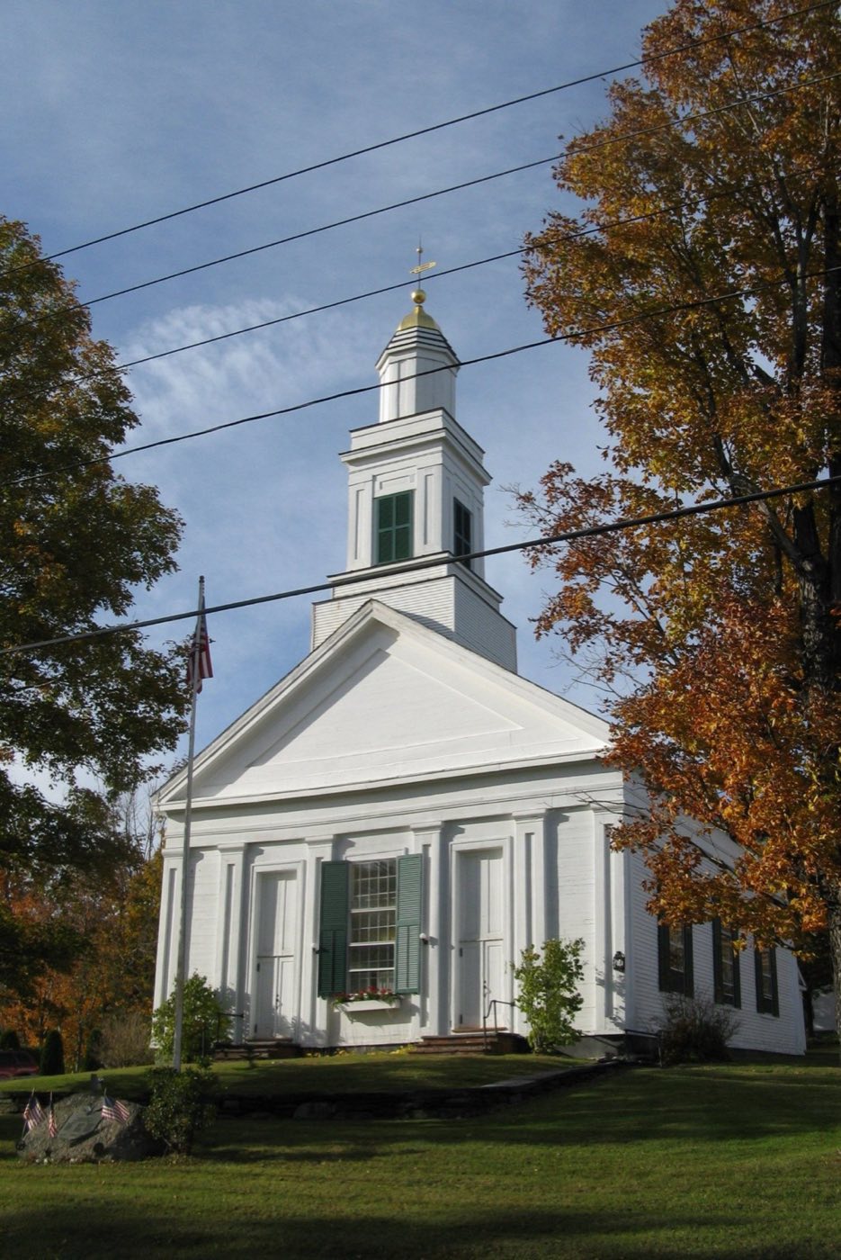 The Plainfield Congregational Church in Plainfield, Massachusetts.