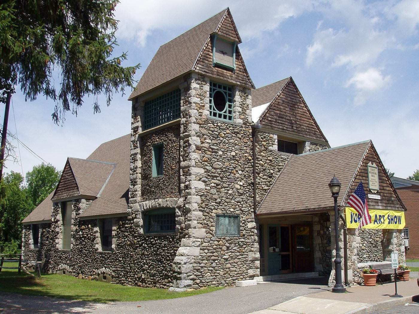Dewey Memorial Hall in Sheffield, Massachusetts.