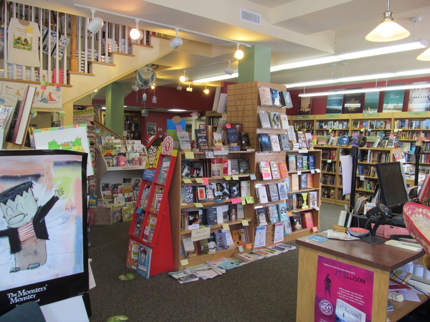 The Odyssey Bookshop in South Hadley Center, Massachusetts.