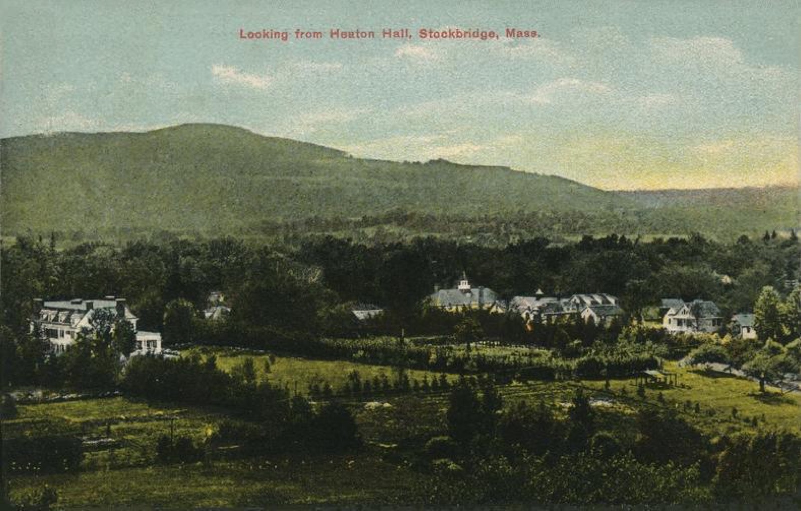 View from Heaton Hall in Stockbridge, Massachusetts.