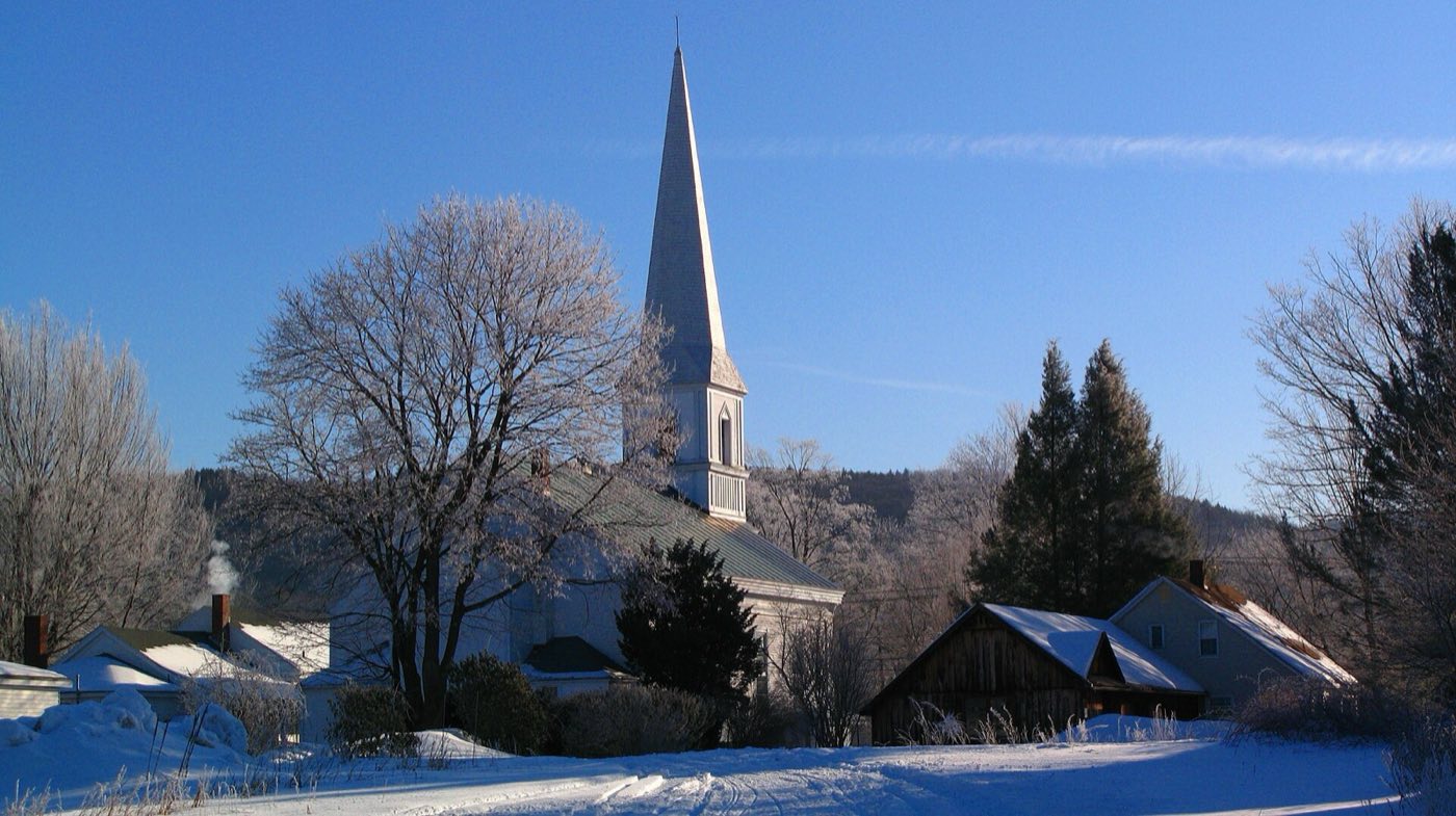The First Congregational Church of Sunderland, Massachusetts.
