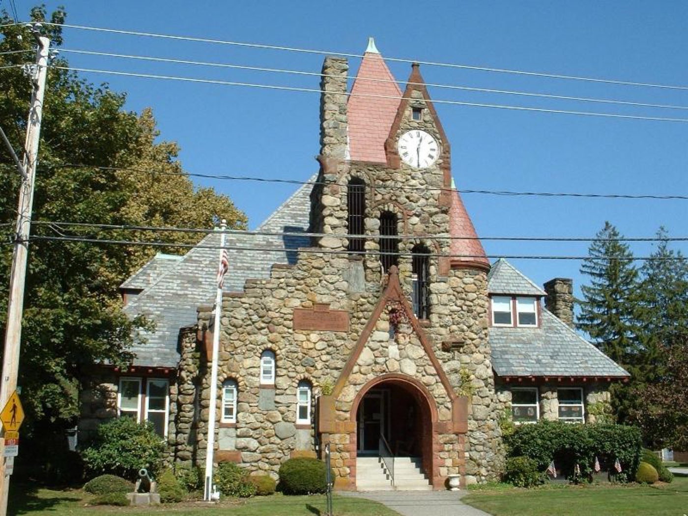 Swansea Town Hall on Main Street.