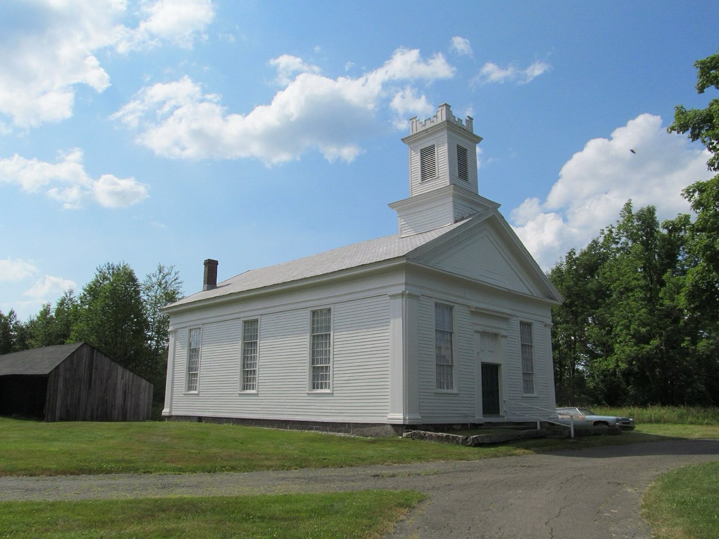 The Congregational Church in Tolland, Massachusetts.