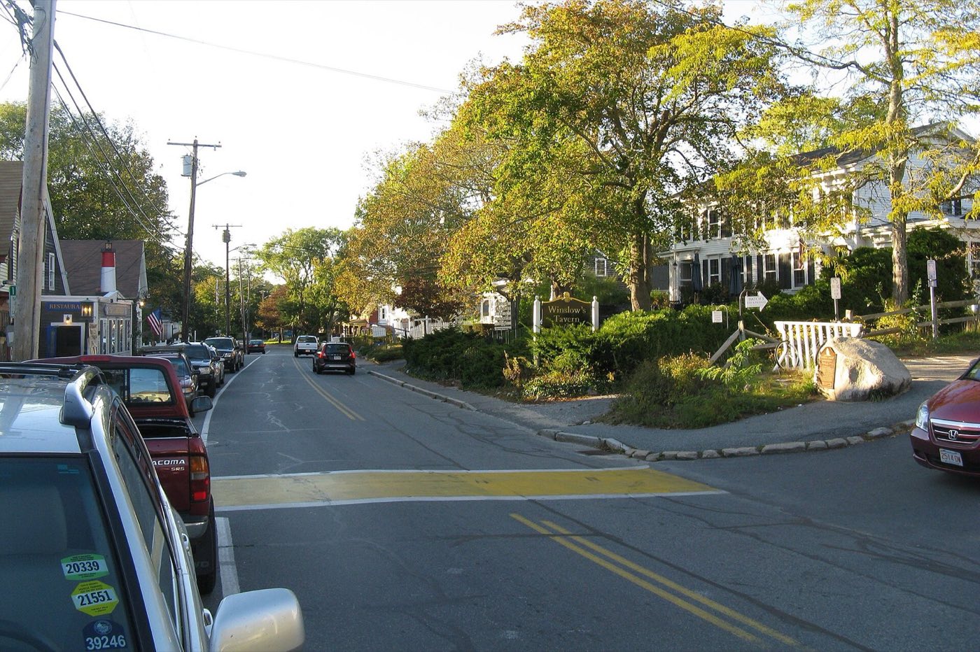 Main Street in Wellfleet center.