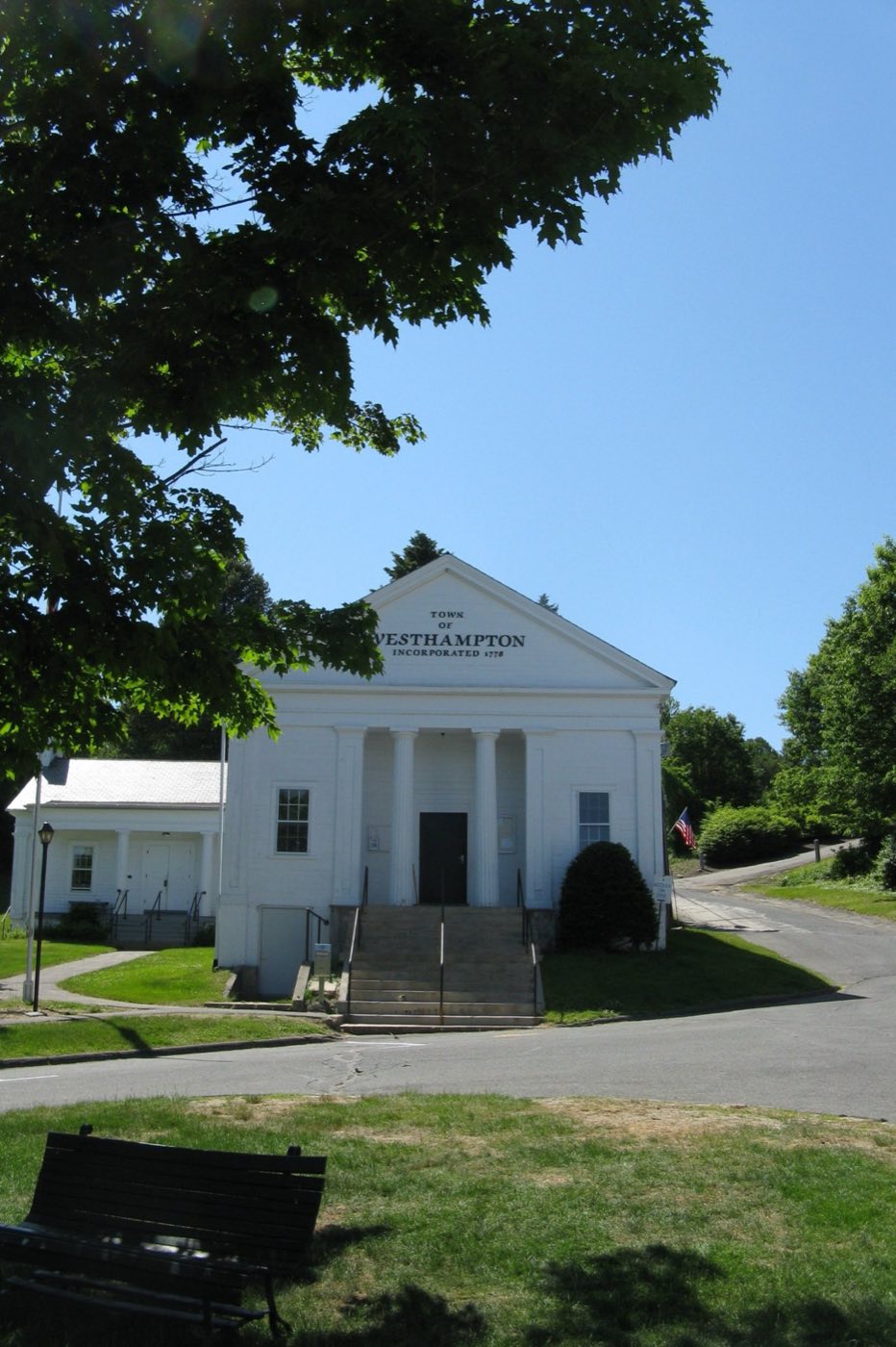 Westhampton Town Hall in Westhampton, Massachusetts.