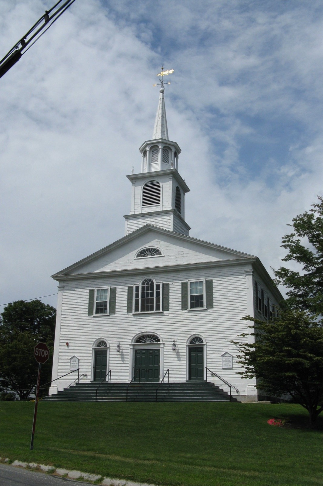 First Parish Church in Westwood, Massachusetts.
