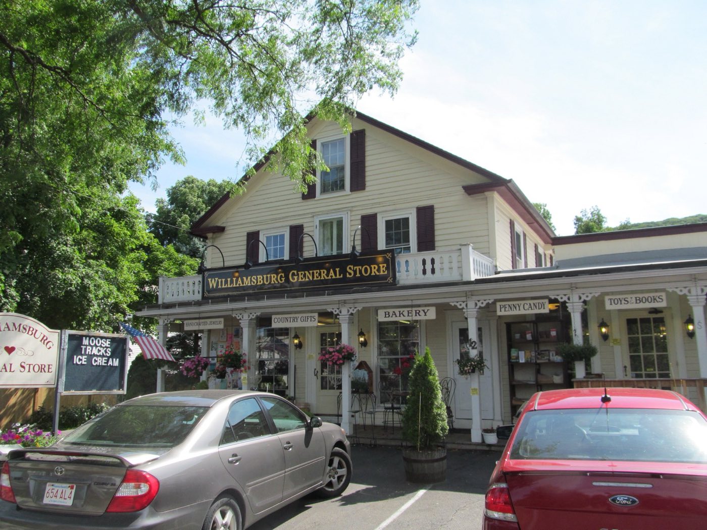 The Williamsburg General Store in the Williamsburg, Massachusetts town center.