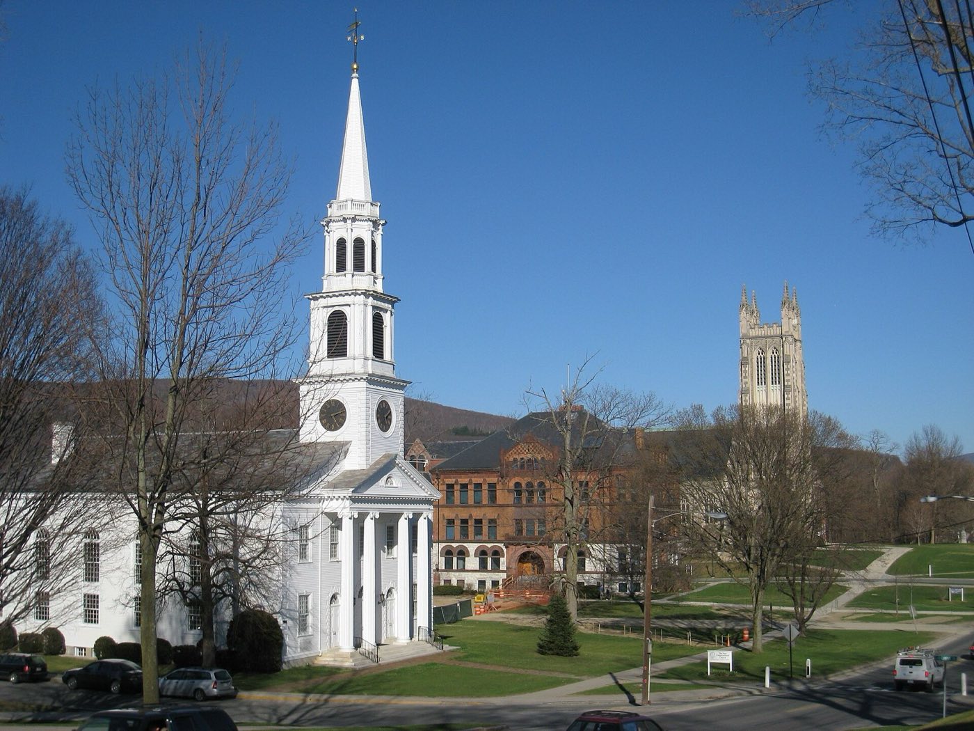 View along Route 2 in Williamstown, Massachusetts.