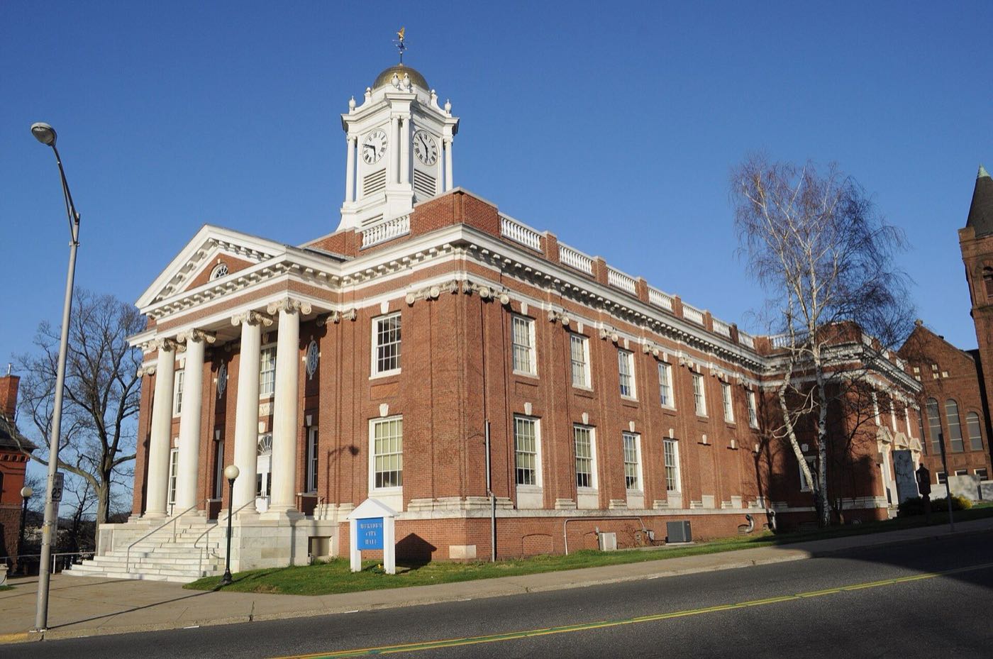 Meriden City Hall in downtown Meriden
