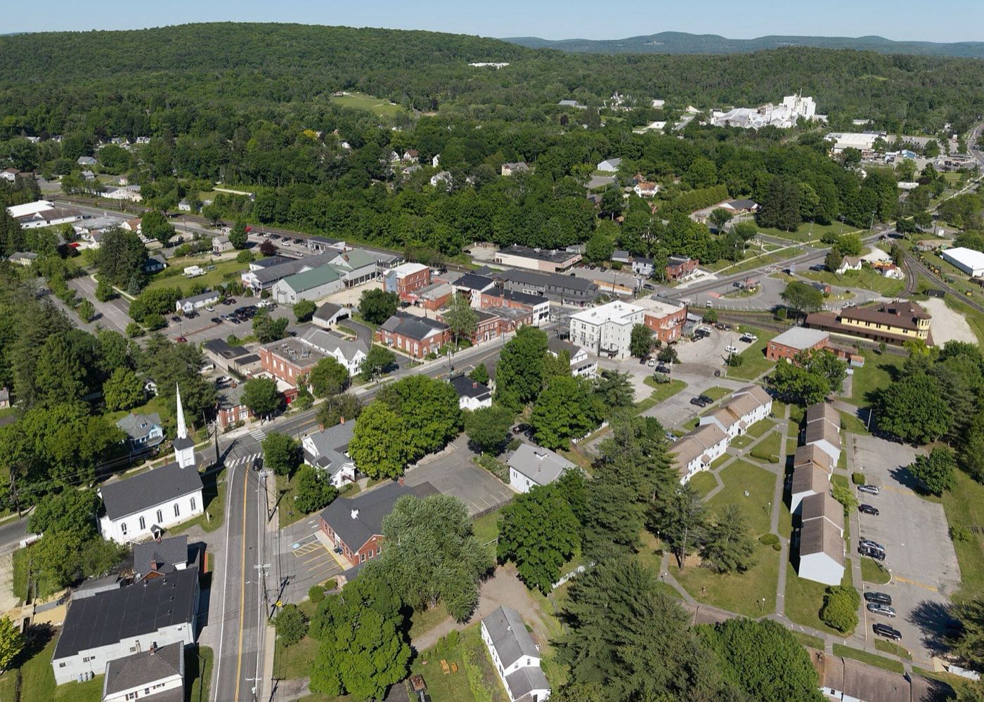 View of North Canaan, Connecticut