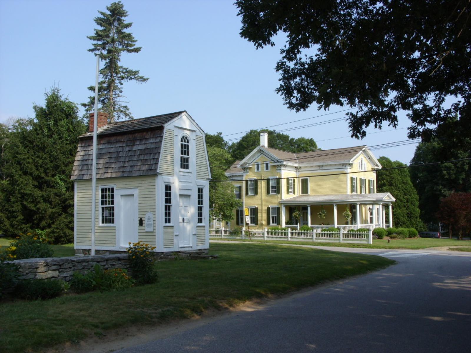 The Dr. Chester Hunt Law Office, a historic building in Windham, Connecticut